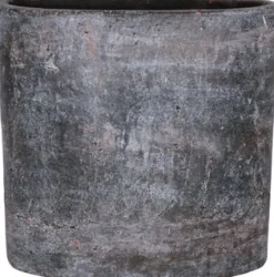 Sale TS Blumentopf Amber 35 x 16 x 35 cm schwarz / braun Blumentöpfe & Pflanzgefäße|Blumentöpfe