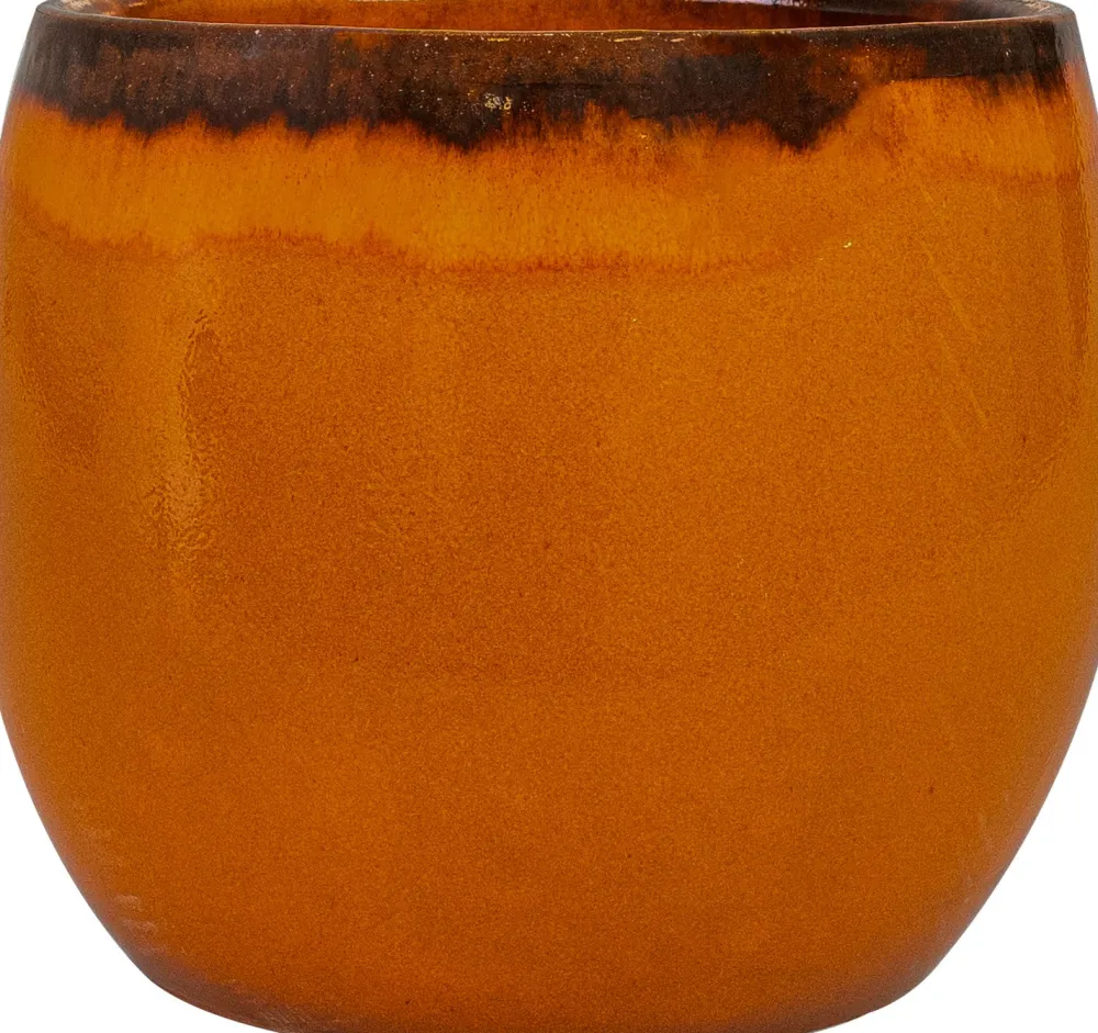 Outlet TS Blumentopf Charlotte orange D 30 H 25 cm Blumentöpfe|Blumentöpfe & Pflanzgefäße