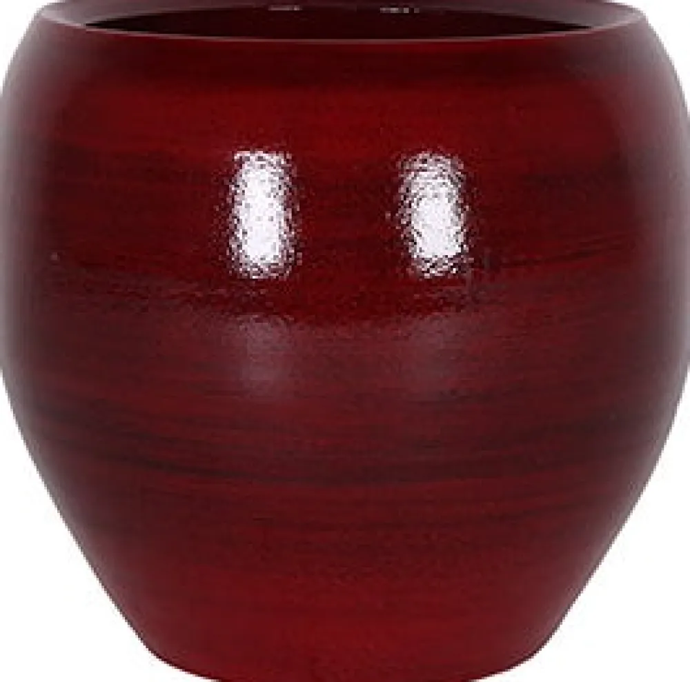 Discount TS Blumentopf Cresta D 28 cm H 25 rot Blumentöpfe|Blumentöpfe & Pflanzgefäße