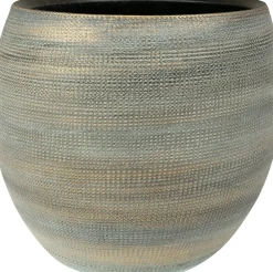 New TS Blumentopf Dex weiß / grau D 22 H 20 cm Blumentöpfe|Blumentöpfe & Pflanzgefäße