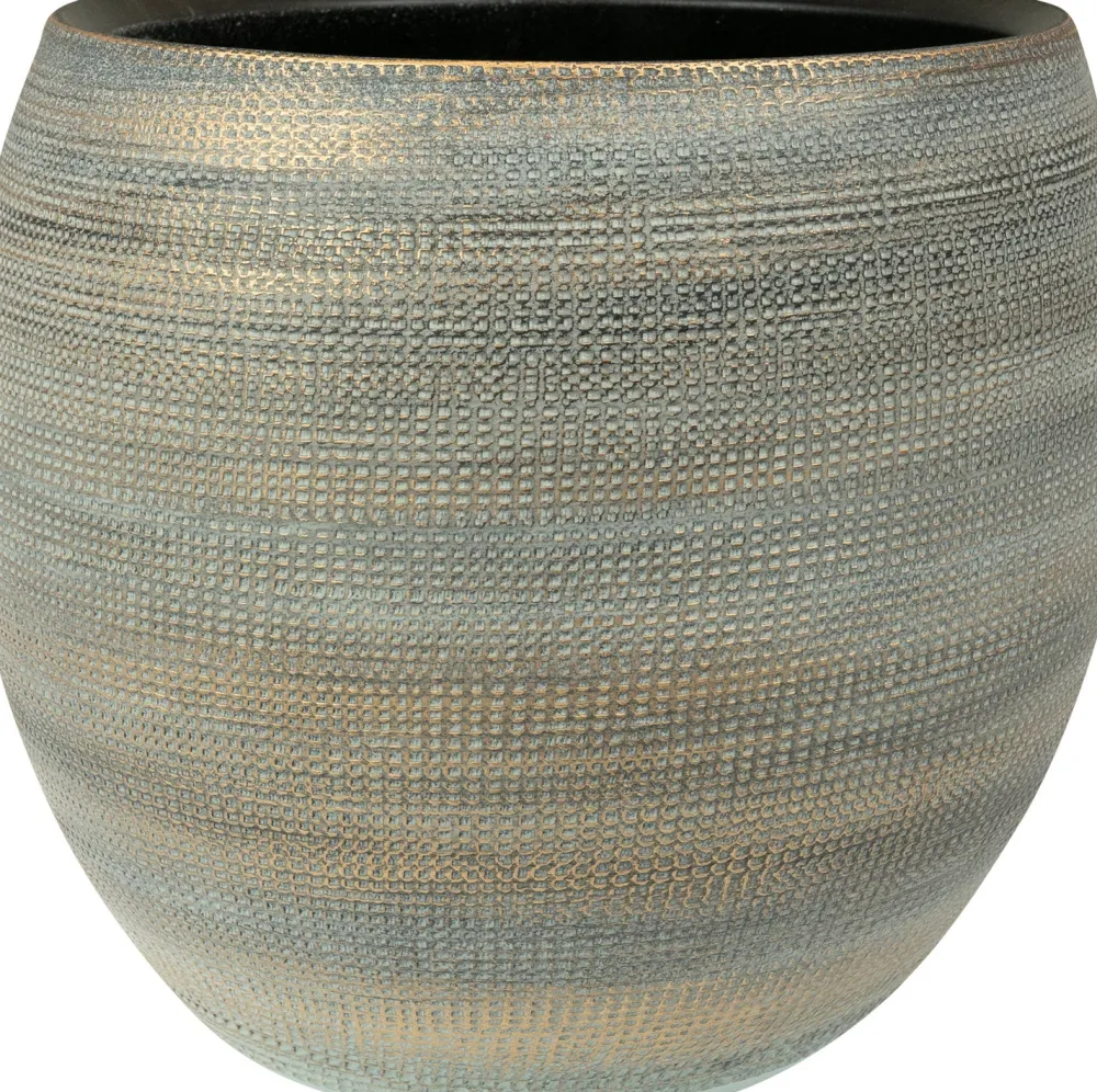 Outlet TS Blumentopf Dex weiß / grau D 28 H 25 cm Blumentöpfe & Pflanzgefäße|Blumentöpfe