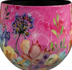 Clearance TS Blumentopf Fiesta D 24 H 21 cm fuchsia Blumentöpfe & Pflanzgefäße|Blumentöpfe