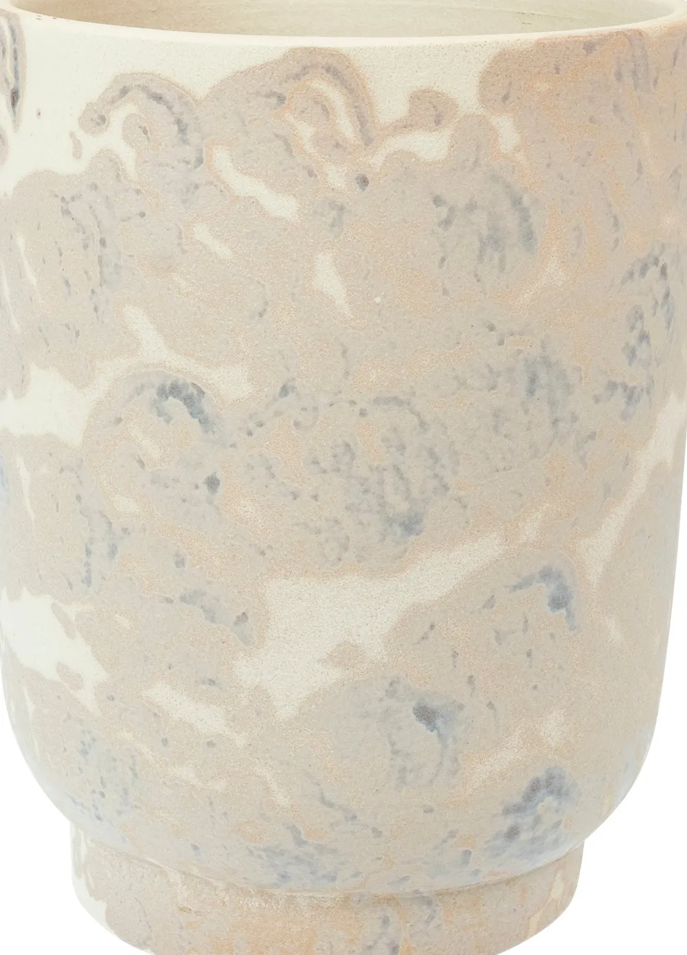 Outlet TS Blumentopf Linn creme D 18 H 25 cm Blumentöpfe & Pflanzgefäße|Blumentöpfe