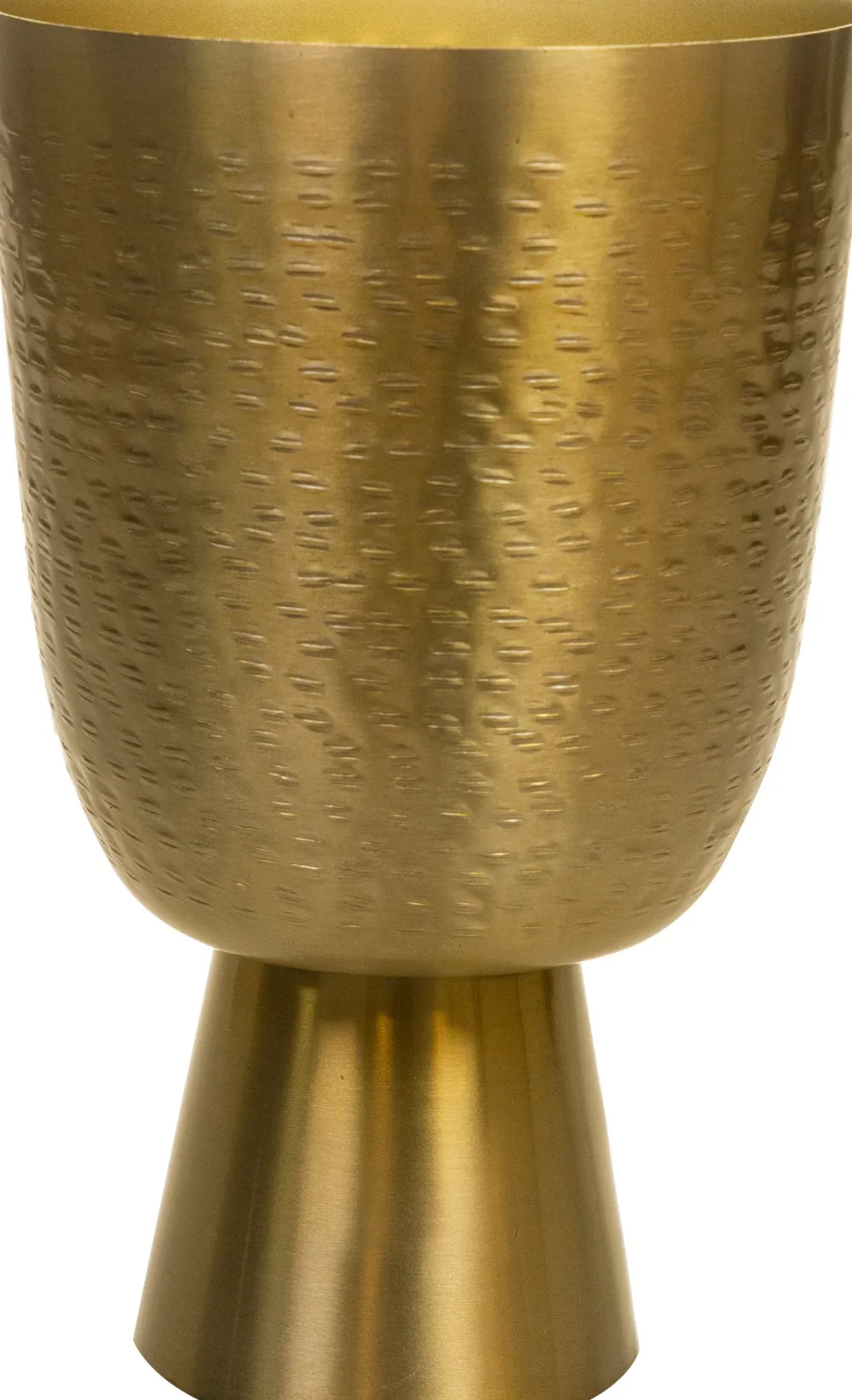 New TS Blumentopf mit Fuß Lauren gold D 15 H 24 cm Blumentöpfe|Blumentöpfe & Pflanzgefäße