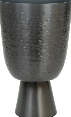 TS Blumentopf mit Fuß Lauren grau D 18 H 28 cm Blumentöpfe|Blumentöpfe & Pflanzgefäße