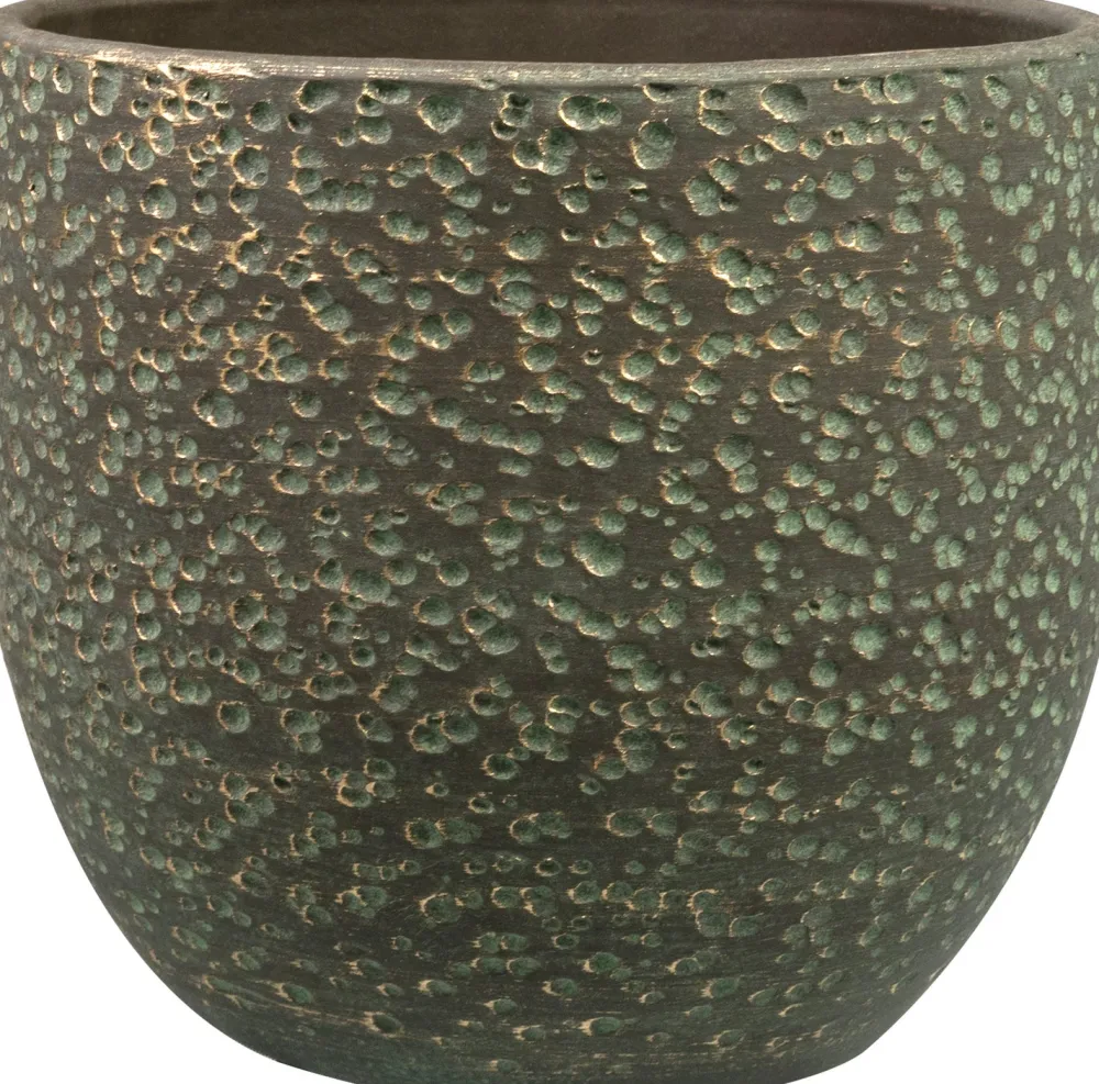 New TS Blumentopf Rinca grün D 21 H 19 cm Blumentöpfe & Pflanzgefäße|Blumentöpfe