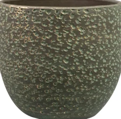 Outlet TS Blumentopf Rinca grün D 15 H 13 cm Blumentöpfe|Blumentöpfe & Pflanzgefäße