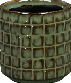 Sale TS Blumentopf Stian grün D 7 H 7 cm Blumentöpfe|Blumentöpfe & Pflanzgefäße