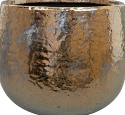 Outlet TS Blumentopf Yvette gold D 19 H 16 cm Blumentöpfe & Pflanzgefäße|Blumentöpfe