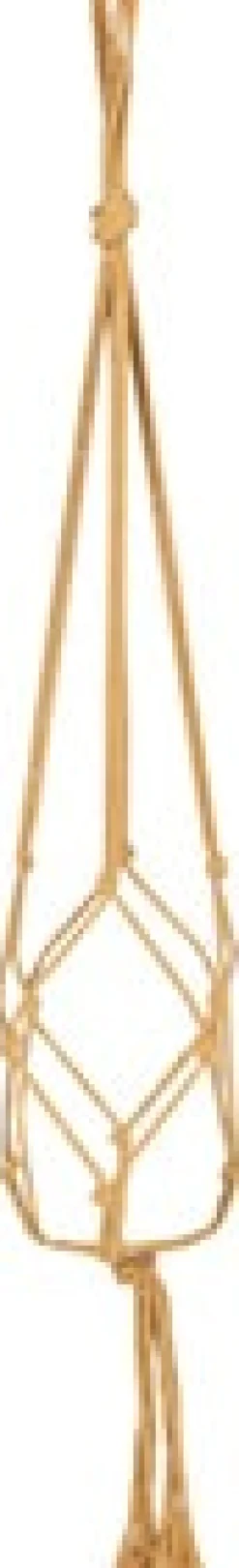 Sale TS Makramee Blumenampel gelb D 2 cm H 60 cm Blumenampeln & Pflanzenhalter