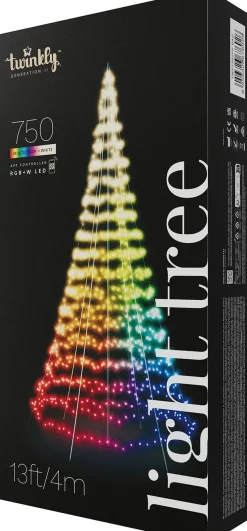 Hot Twinkly LED Lichterbaum für außen mit 750 LEDs bunt 4 m Led Weihnachtsbäume (Außen)|Weihnachtsbaumbeleuchtung