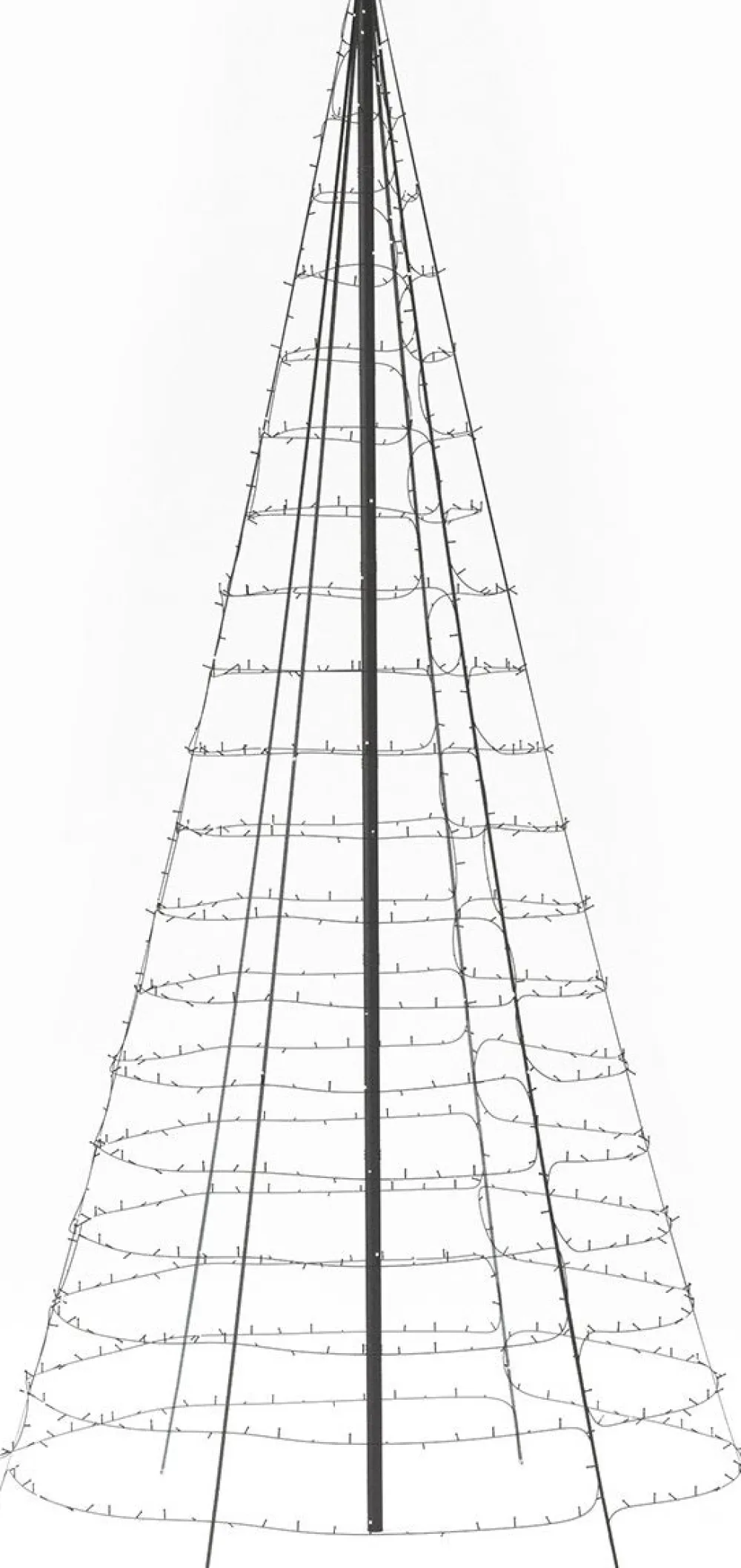 Hot Twinkly LED Lichterbaum für außen mit 750 LEDs bunt 4 m Led Weihnachtsbäume (Außen)|Weihnachtsbaumbeleuchtung