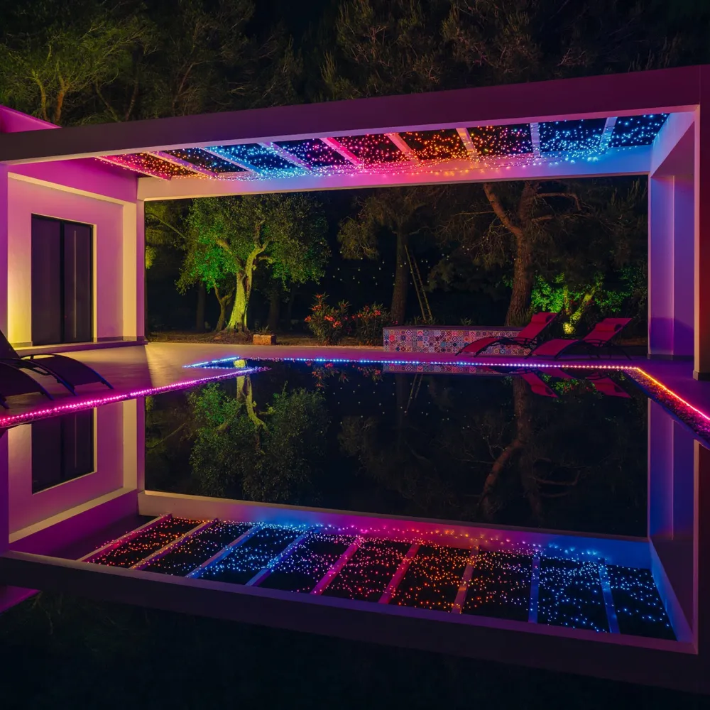 Discount Twinkly Lichterkette mit App 400 LEDs bunt 35,5 m Weihnachtsbaumbeleuchtung