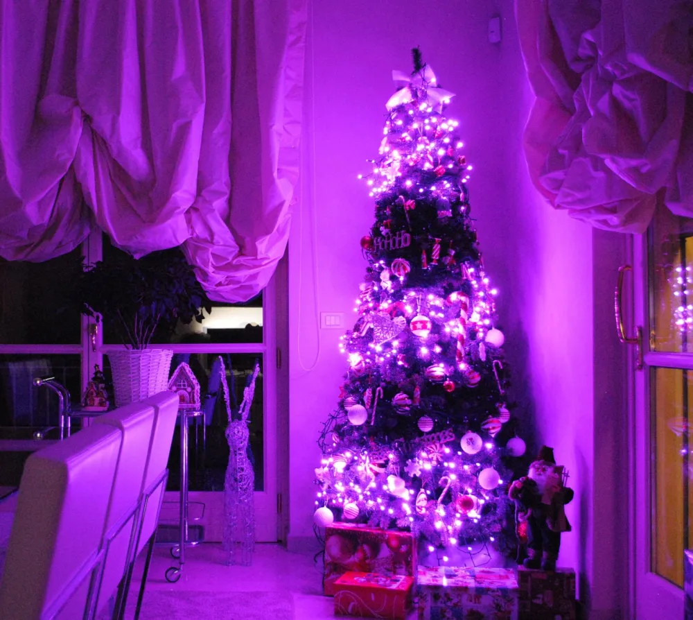 Outlet Twinkly Lichterkette mit App 105 LEDs bunt 13 m Weihnachtsbaumbeleuchtung