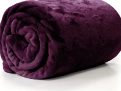 Unique Living Decke Enzo lila 130 x 180 cm Decken & Plaids