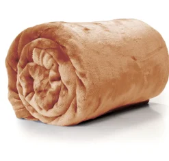 Unique Living Decke Enzo orange 130 x 180 x 1 cm Decken & Plaids