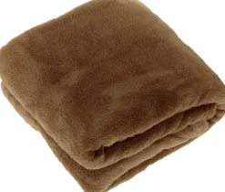 Unique Living Decke Justin braun 150 x 200 cm Decken & Plaids