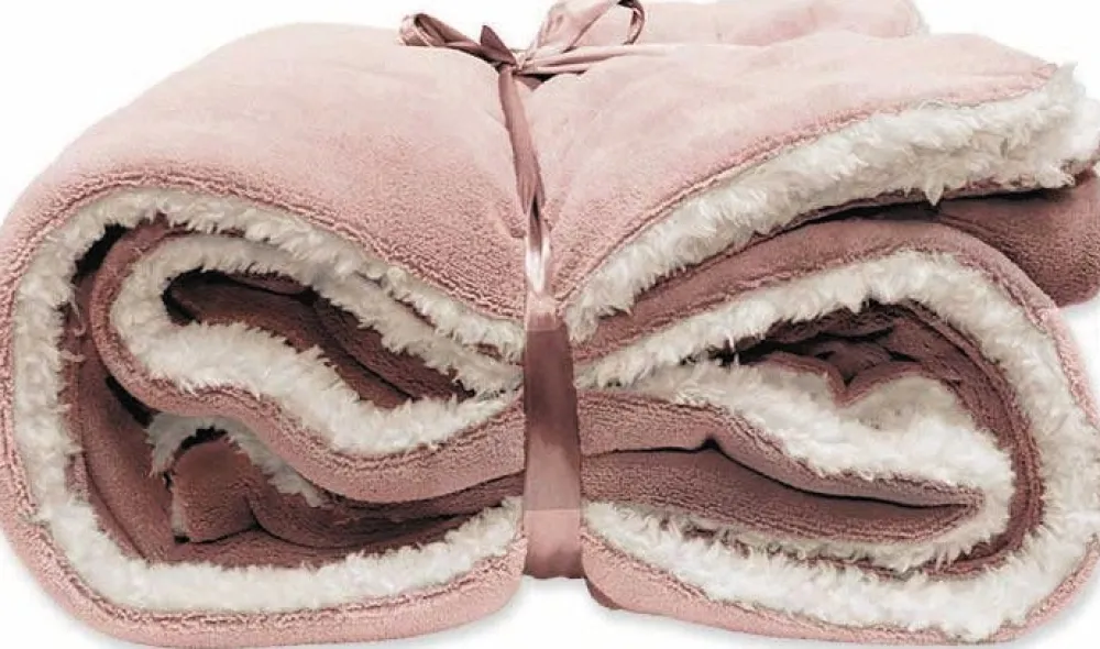 Best Unique Living Decke Lars rosa 150 x 200 cm Decken & Plaids