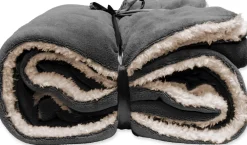 Unique Living Decke Lars dunkelgrau 150 x 200 cm Decken & Plaids