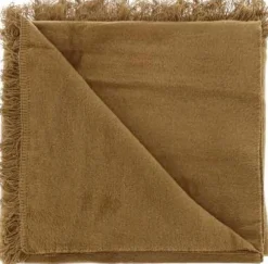 Discount Unique Living Decke Nomi braun 150 x 200 cm Decken & Plaids