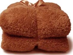 Best Unique Living Decke Teddy rot 150 x 200 cm Decken & Plaids