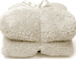 Sale Unique Living Decke Teddy weiß 150 x 200 cm Decken & Plaids