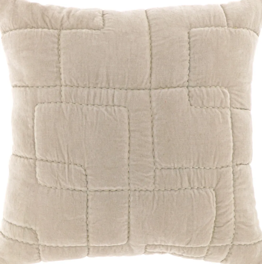 Discount Unique Living Dekokissen Nika weiß 45 x 45 x 15 cm Kissen|Dekokissen