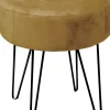 New Unique Living Hocker Davy beige D 40 H 35 cm Hocker|Hocker