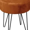 Discount Unique Living Hocker Davy braun D 40 H 35 cm Hocker|Hocker