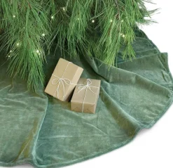 Hot Unique living Weihnachtsbaumdecke Kelsey grün D 120 cm Weihnachtsbaumdecken & -Körbe