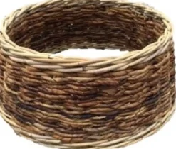 Clearance Van der Leeden Korb für Weihnachtsbaum Abacá D 60 H 26 cm braun Weihnachtsbaumdecken & -Körbe