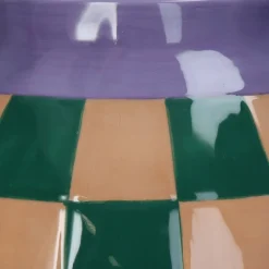 Sale Vase Artistic Strikes orange / grün D 22 H 22 cm Vasen & Krüge|Blumentöpfe & Pflanzgefäße