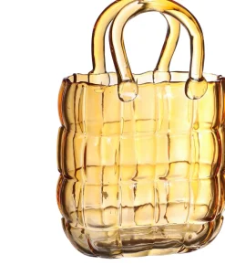 Discount Vase Marais gelb 19 x 11 x 28 cm Vasen & Krüge|Blumentöpfe & Pflanzgefäße