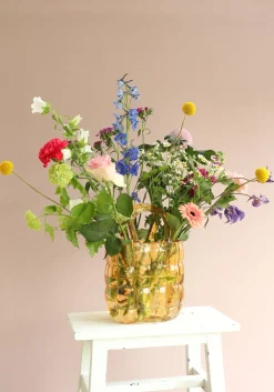 Discount Vase Marais gelb 19 x 11 x 28 cm Vasen & Krüge|Blumentöpfe & Pflanzgefäße