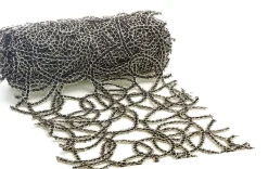 Sale Vivant Tischläufer Luxe Grandi schwarz 250 x 15 cm Tischwäsche