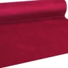 Vivant Tischläufer Velvet rot 250 x 28 cm Tischwäsche