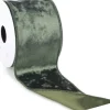 Hot Vivant Weihnachtsband Velvet grün 300 x 7 cm Weihnachtsschleifen Und -Bänder