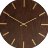 Outlet Wanduhr naturell / gold D 41,5 H 5,5 cm Uhren