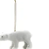 Clearance Weihnachtsbaumschmuck Polartier Eisbör weiß 11 x 9 x 8 cm Weihnachtskugeln & -Anhänger