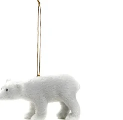 Clearance Weihnachtsbaumschmuck Polartier Eisbör weiß 11 x 9 x 8 cm Weihnachtskugeln & -Anhänger