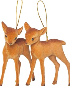 Online Weihnachtsbaumschmuck Rentier D 8 cm diverse Varianten 2 St. Weihnachtskugeln & -Anhänger