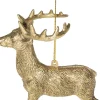 Best Weihnachtsbaumschmuck Rentier gold 13 x 11 x 6 cm Weihnachtskugeln & -Anhänger