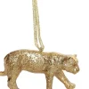 Clearance Weihnachtsbaumschmuck Safaridier Leopard gold 9 x 3 x 10 cm Weihnachtskugeln & -Anhänger