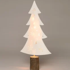 Online Weihnachtsdeko Baum beleuchtet mit 10 LEDs warmweiß H 31 cm Weihnachtsfiguren & -Objekte