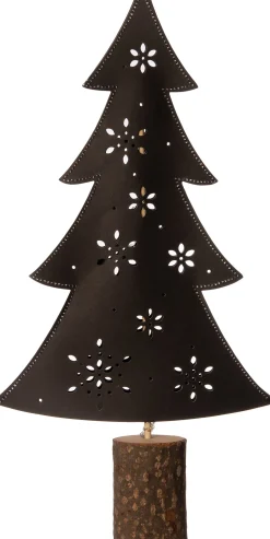 Sale Weihnachtsdeko Baum mit 10 LEDs warmweiß H 41 cm Weihnachtsfiguren & -Objekte