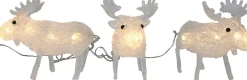 Online Weihnachtsdeko Elch Chip mit Beleuchtung 14,5 x 20 x 12 cm 3 St. Weihnachtsfiguren (Außen)