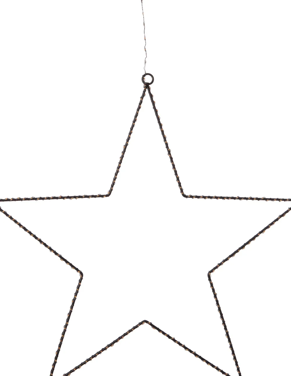 Discount Weihnachtsdeko Stern schwarz mit 200 LEDs warmweiß D 37 cm Weihnachtsdeko Zum Aufhängen|Weihnachtssterne