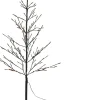 Clearance Weihnachtsfigur Baum schwarz mit Beleuchtung D 40 H 120 cm Weihnachtsfiguren (Außen)