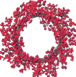 Discount Weihnachtskranz mit Beeren D 25/45 cm Weihnachtskränze