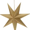 Outlet Weihnachtsstern Papy gold 60 x 15 x 60 cm Weihnachtssterne